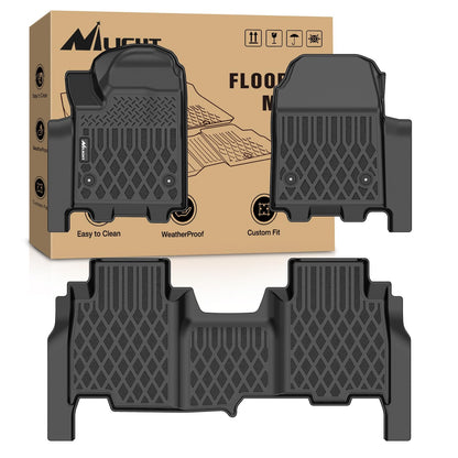 Nilight TPE Floor Mats for Chevy Silverado GMC Sierra Extended Cab