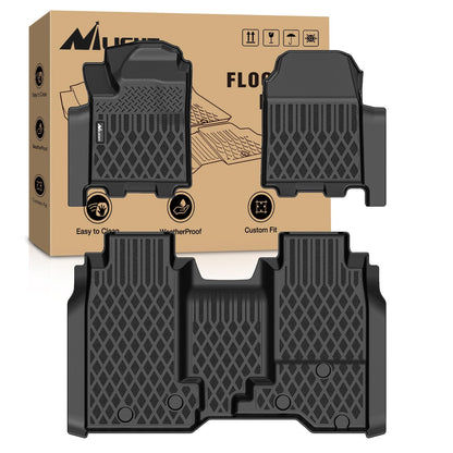 Nilight TPE Floor Mats for Chevy Silverado GMC Sierra Extended Cab