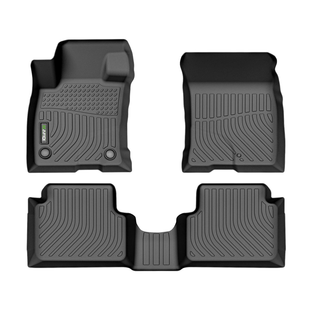 HAFIDI® Floor Mats & Cargo Liner Set Fit for 2023-2027 Kia NIRO & NIRO Hybrid (Not for NIRO EV &NIRO PHEV) All Weather Protection TPE Anti-Slip Floor Liners Custom Accessories -Black
