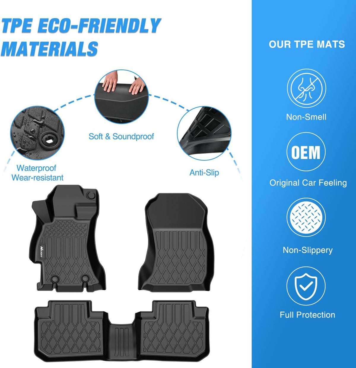 Nilight Floor Mats for Subaru Forester 2014 2015 2016 2017 2018