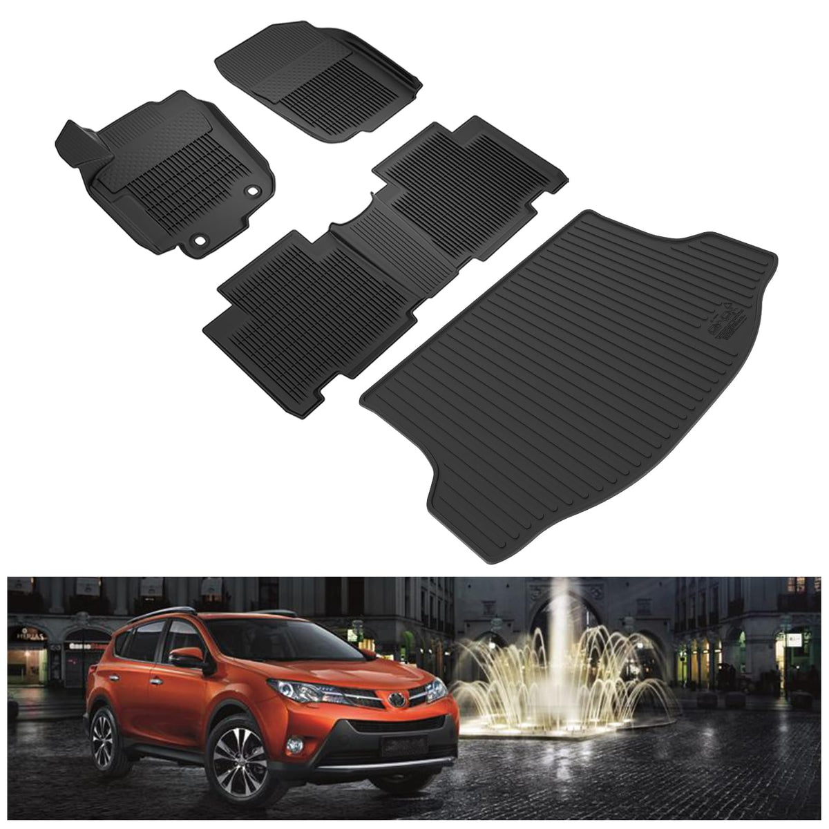 Kiwi Master Floor Mats for 2021-2026 Nissan Rogue (Not Sport)
