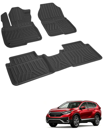 Car Floor Mats for Toyota Prius 2010-2015, 4PCS TPE Car Mats & Trunk Liner