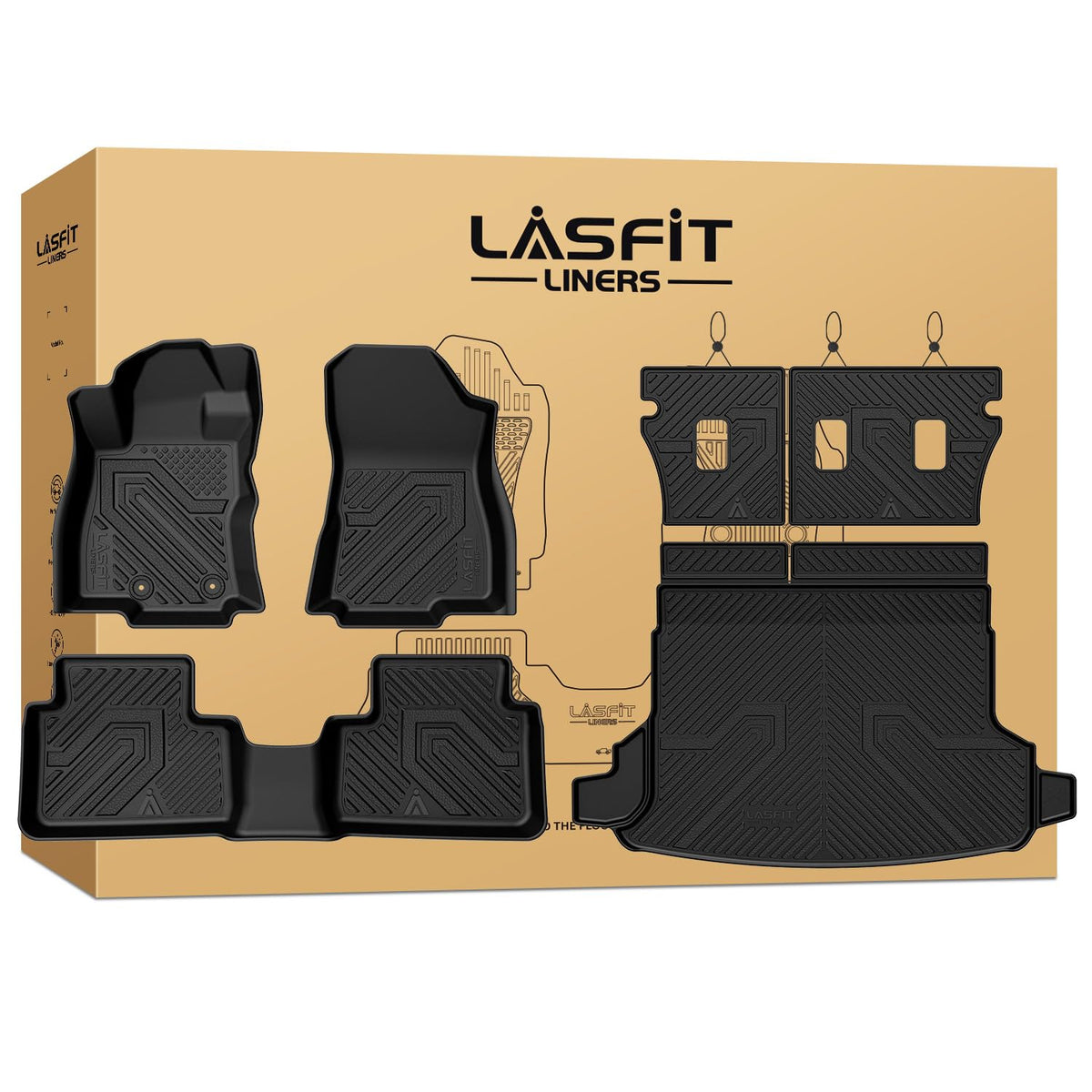 LASFIT Floor Mats for Subaru Crosstrek 2023-2018 & Impreza 2023-2017