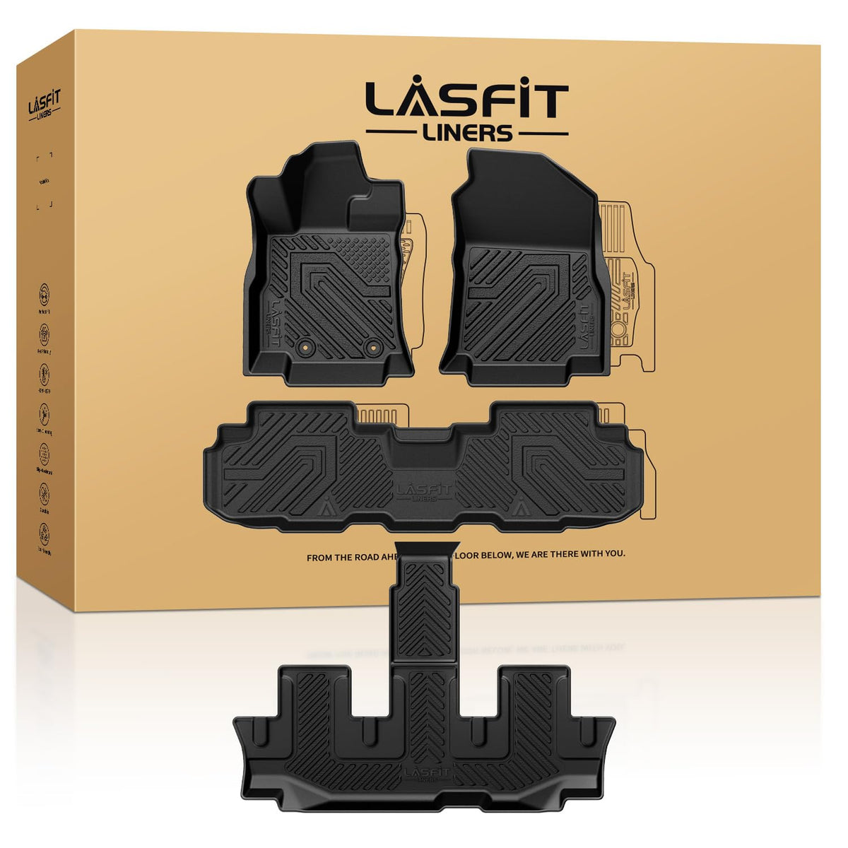 LASFIT Floor Mats for Subaru Crosstrek 2023-2018 & Impreza 2023-2017