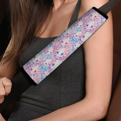 Evil Eye Angry Car Seat Neck Cover Seatbelt Shoulder Strap Pad Car Accessories Shoulder Protector for Car Seat Belt Harness Covers 2 Pack