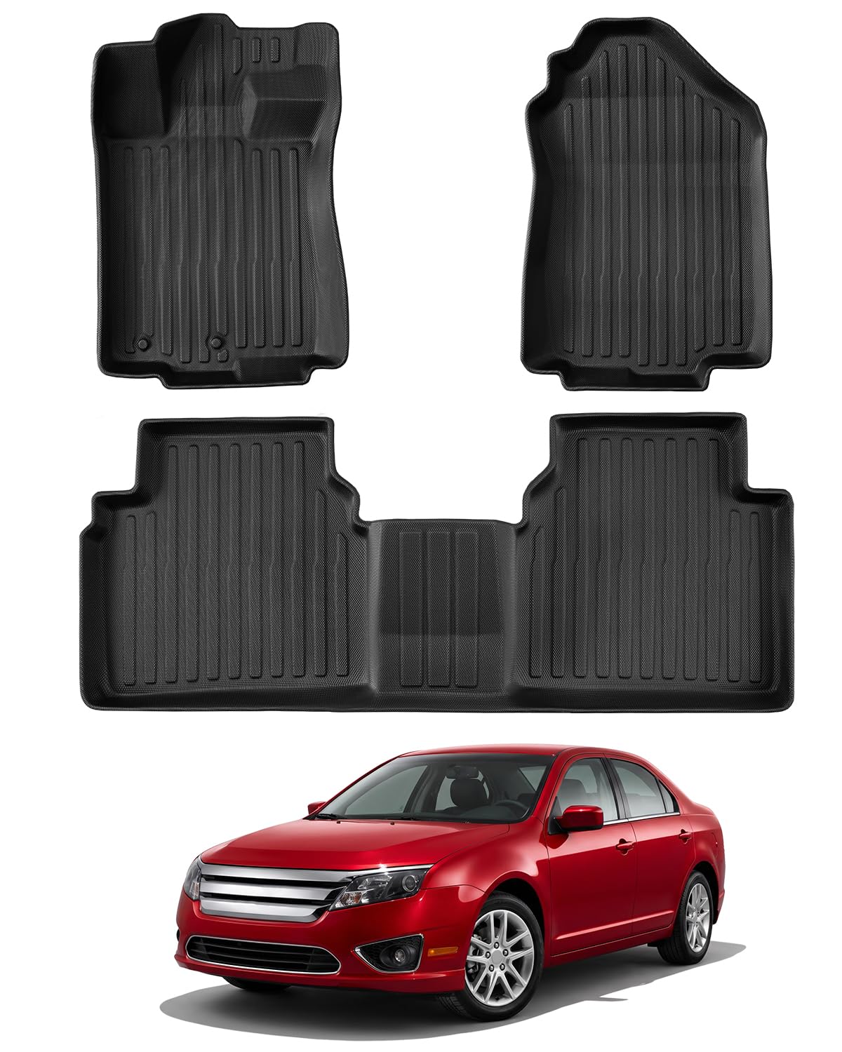 for Toyota Sienna 2013-2020 Floor Mats Cargo Liner Trunk Mat (8 Seater)