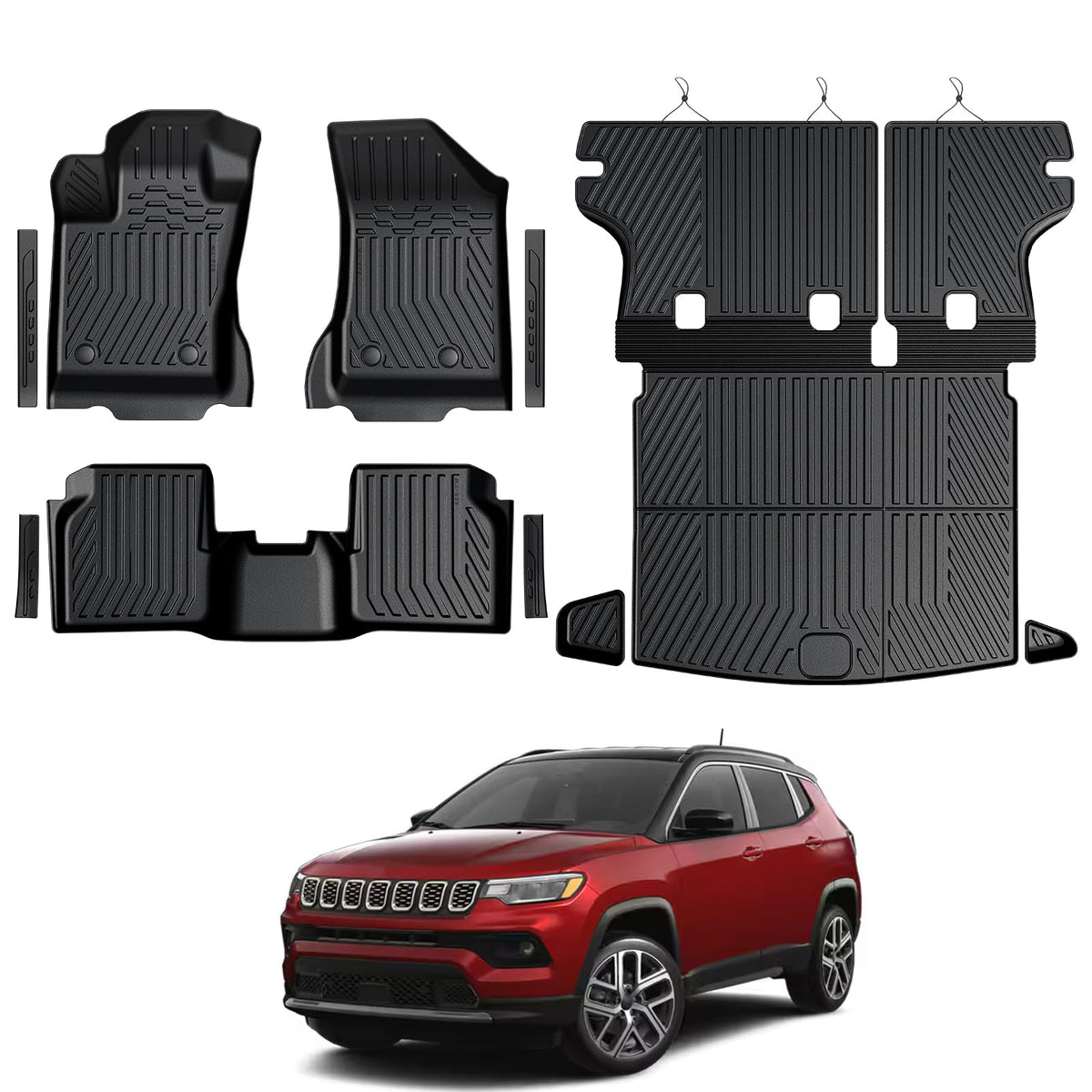 Floor Mats for 2017-2026 Jeep Compass Accessories