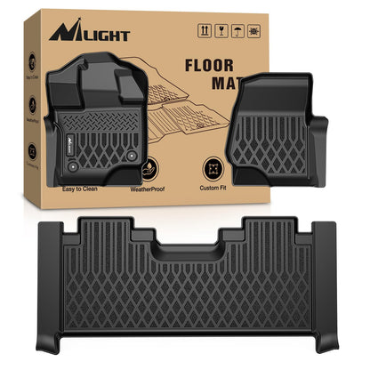 Nilight TPE Floor Mats for Ford F250 F350 F450 Super Duty Crew Cab