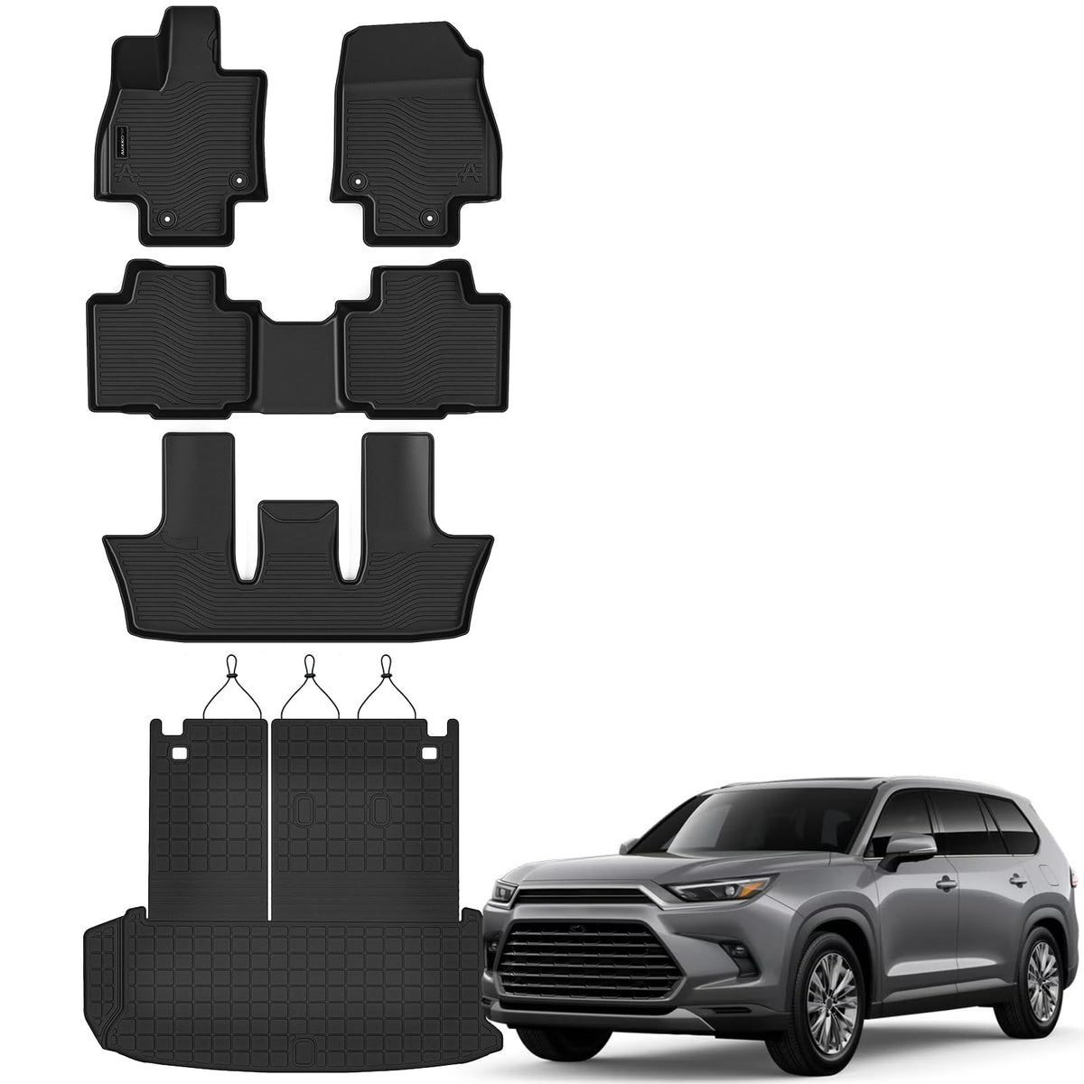 AUXKO All Weather Floor Mats for Toyota Camry 2025 2026 Include Hybrid