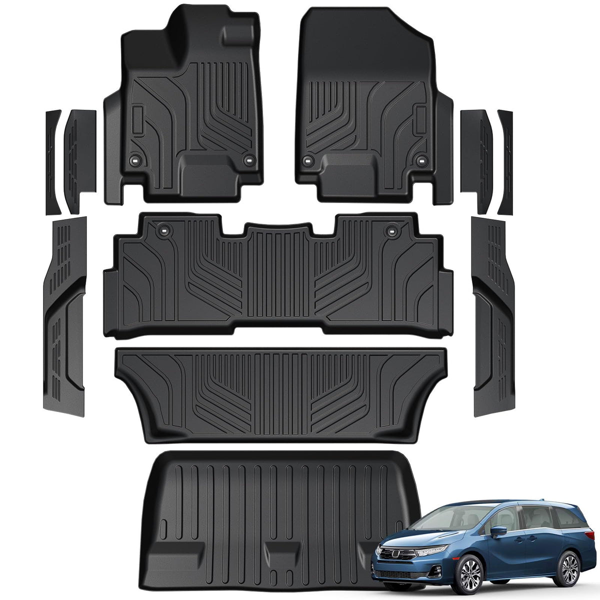 Floor Mats for 2016-2021 Honda Civic Sedan Accessories