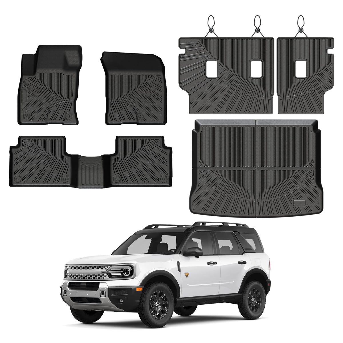 Cartist Floor Mats Fit for Honda HR-V HRV 2023 2024 2025 2026 (Include Hybrid) All Weather Floor Liners Front & 2nd Row Floor Mat for HRV Heavy Duty