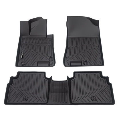 HAFIDI® Floor Mats & Cargo Liner Set Fit for 2023-2027 Kia NIRO & NIRO Hybrid (Not for NIRO EV &NIRO PHEV) All Weather Protection TPE Anti-Slip Floor Liners Custom Accessories -Black