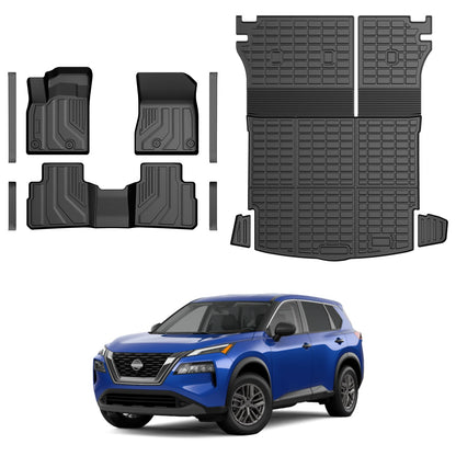 Cartist Floor Mats Fit for Honda HR-V HRV 2023 2024 2025 2026 (Include Hybrid) All Weather Floor Liners Front & 2nd Row Floor Mat for HRV Heavy Duty