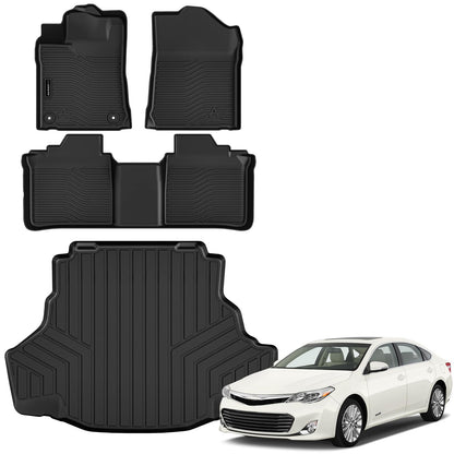AUXKO All Weather Floor Mats for Toyota Camry 2025 2026 Include Hybrid