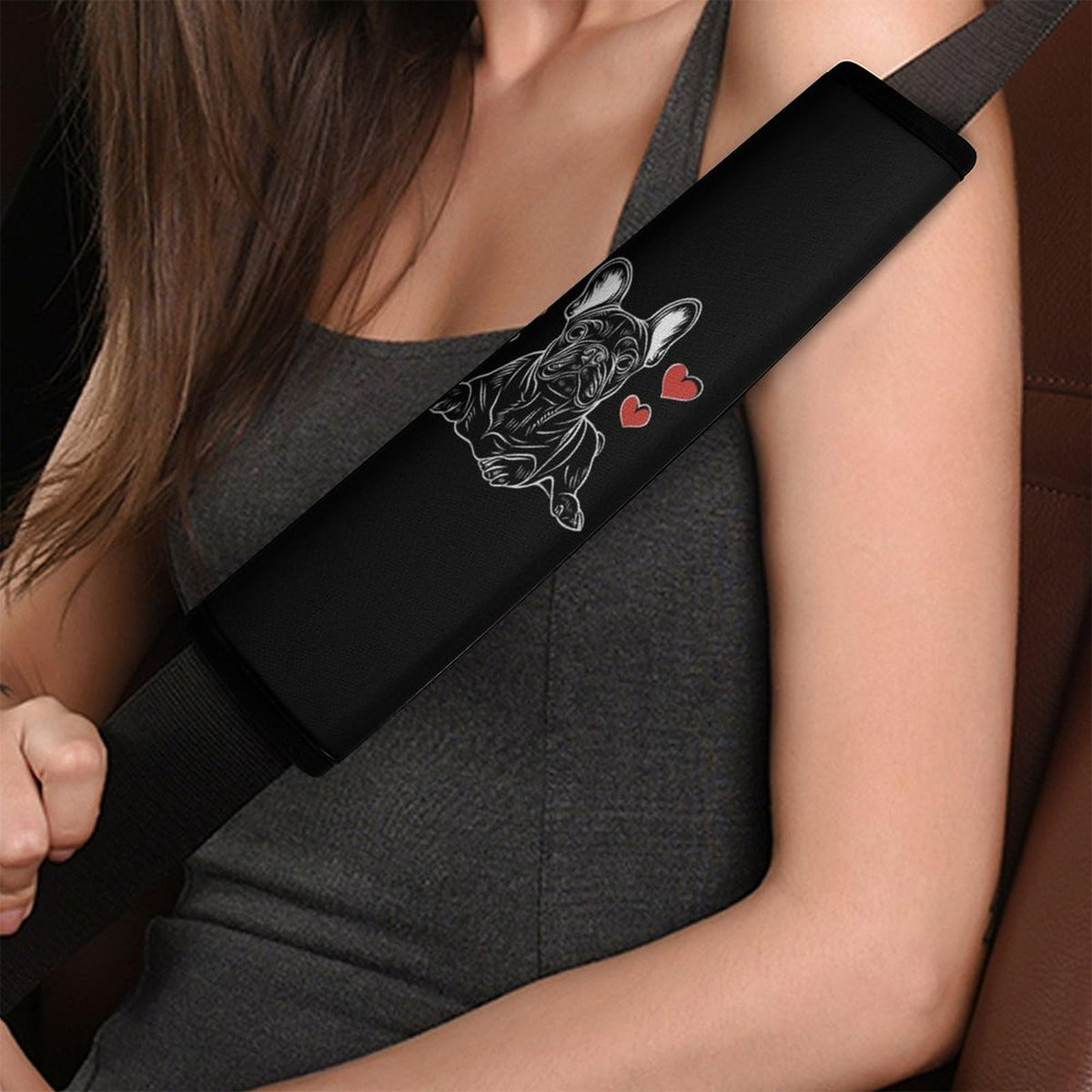Evil Eye Angry Car Seat Neck Cover Seatbelt Shoulder Strap Pad Car Accessories Shoulder Protector for Car Seat Belt Harness Covers 2 Pack