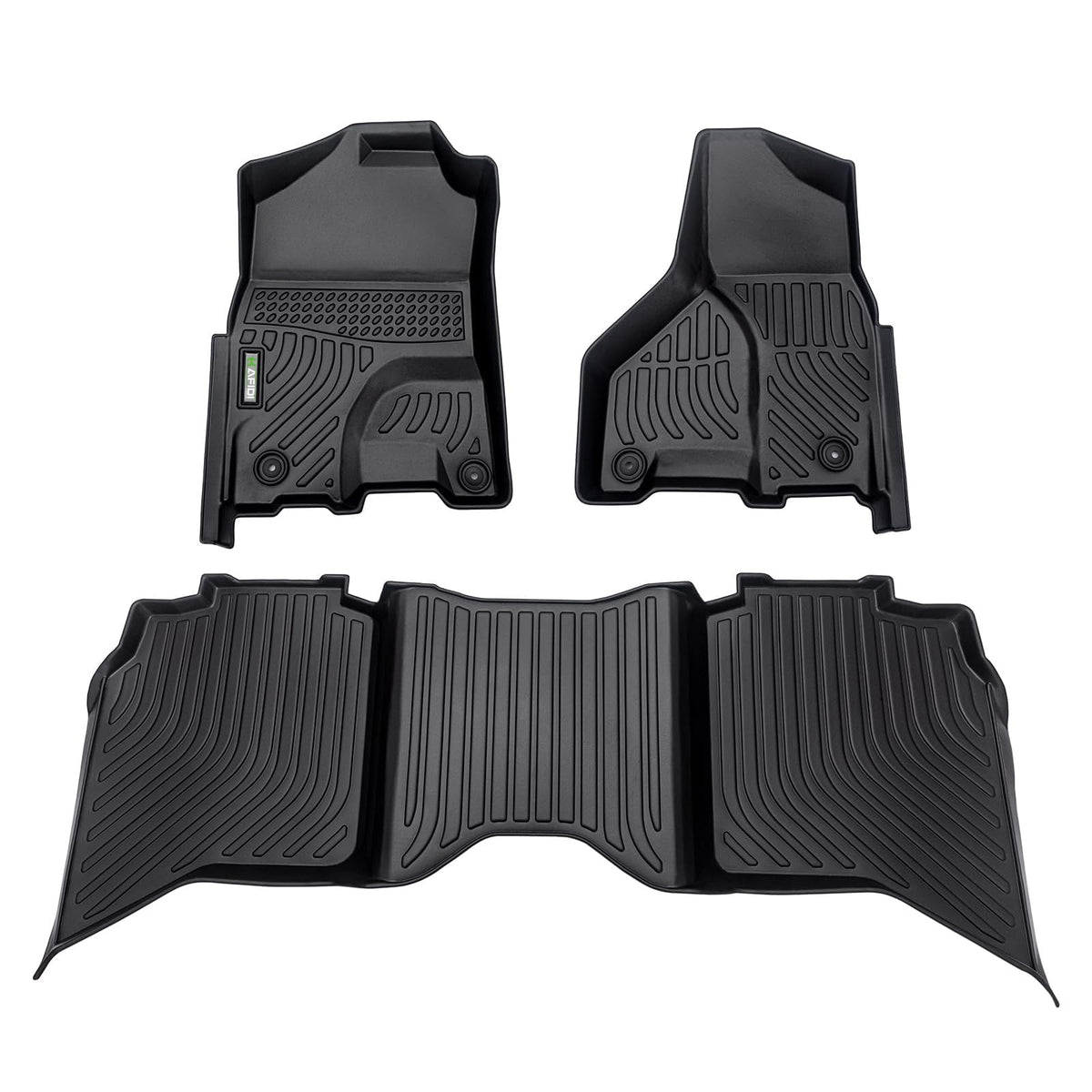 HAFIDI® Floor Mats & Cargo Liner Set Fit for 2023-2027 Kia NIRO & NIRO Hybrid (Not for NIRO EV &NIRO PHEV) All Weather Protection TPE Anti-Slip Floor Liners Custom Accessories -Black