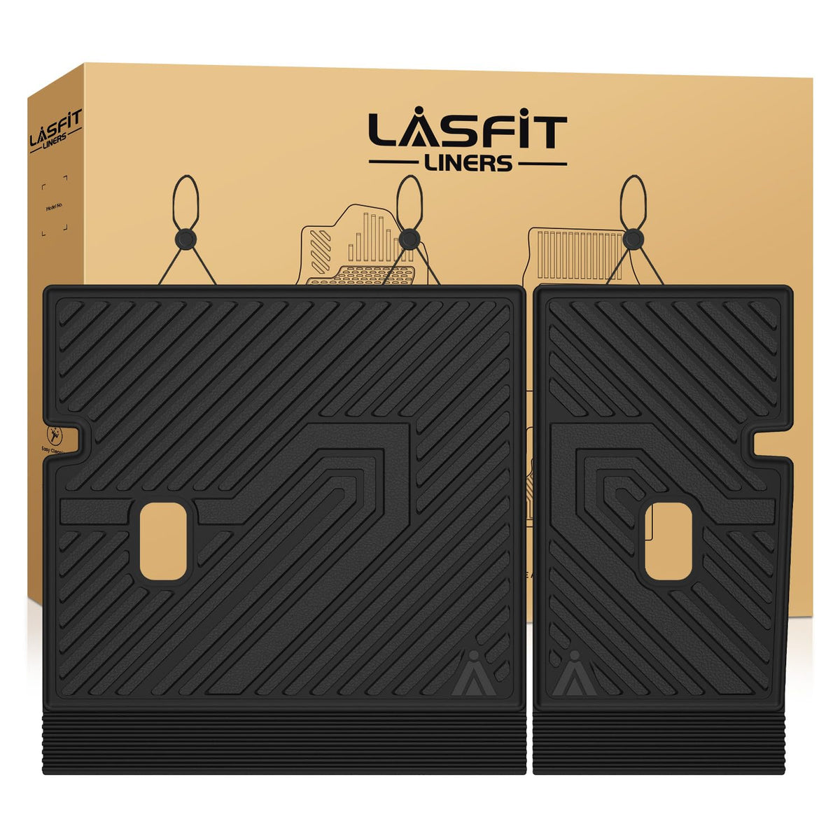 LASFIT Floor Mats for Honda Accord 2008-2012 (Fit Sedan, NOT for Coupe)