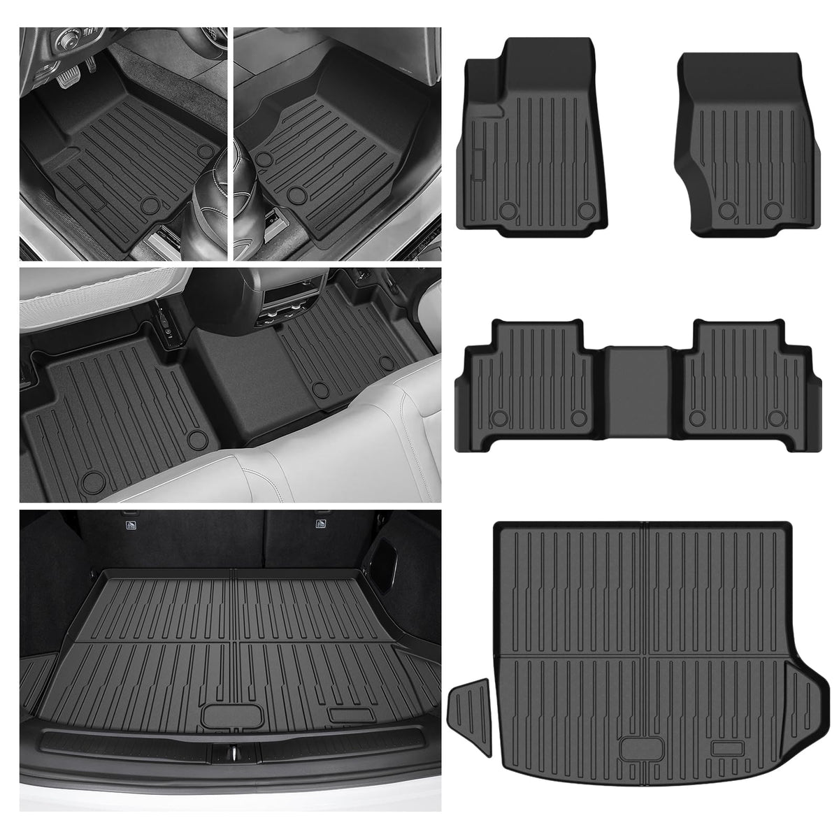 Cartist Floor Mats Fit for Honda HR-V HRV 2023 2024 2025 2026 (Include Hybrid) All Weather Floor Liners Front & 2nd Row Floor Mat for HRV Heavy Duty