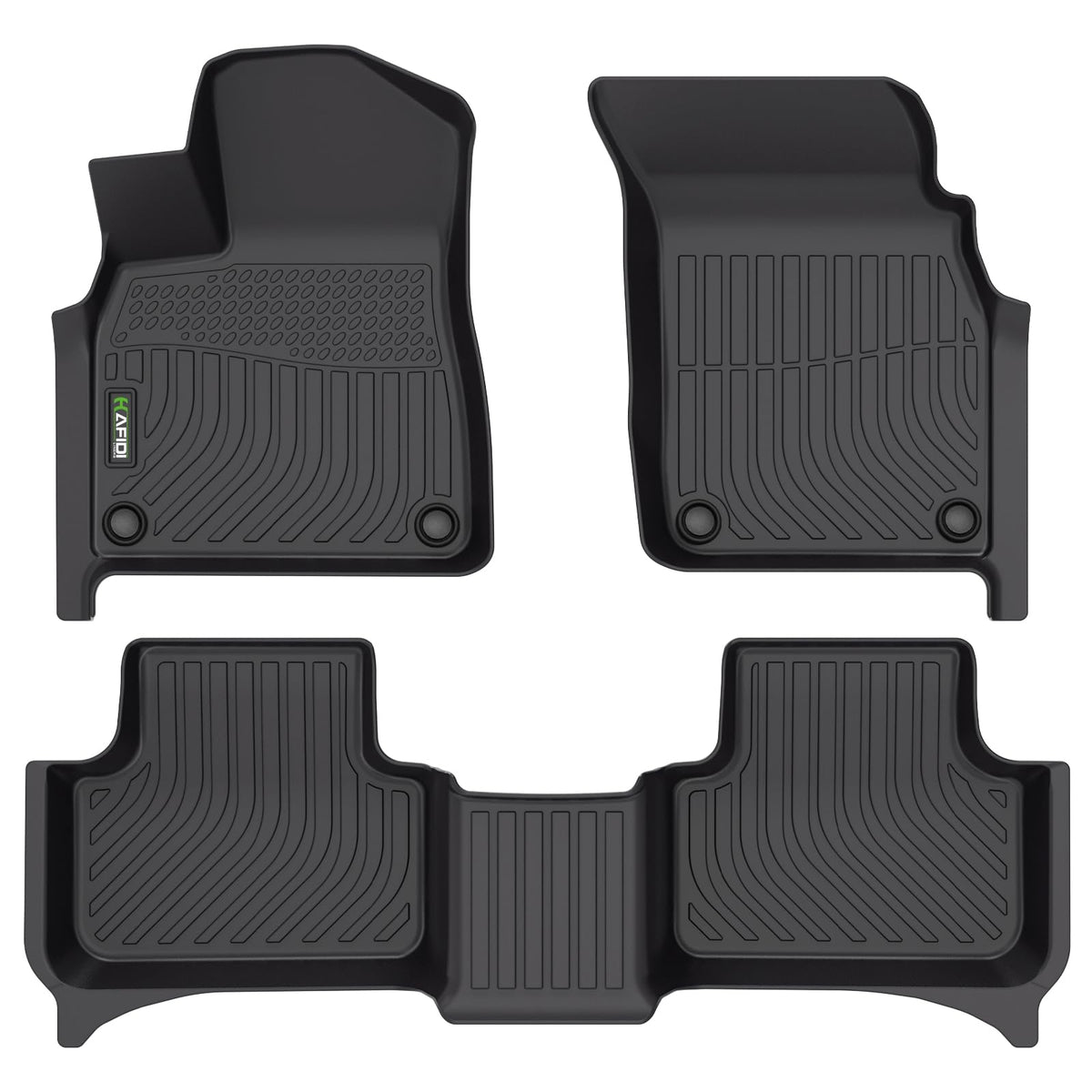 HAFIDI® Floor Mats & Cargo Liner Set Fit for 2023-2027 Kia NIRO & NIRO Hybrid (Not for NIRO EV &NIRO PHEV) All Weather Protection TPE Anti-Slip Floor Liners Custom Accessories -Black