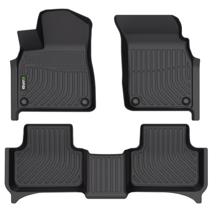 HAFIDI® Floor Mats & Cargo Liner Set Fit for 2023-2027 Kia NIRO & NIRO Hybrid (Not for NIRO EV &NIRO PHEV) All Weather Protection TPE Anti-Slip Floor Liners Custom Accessories -Black
