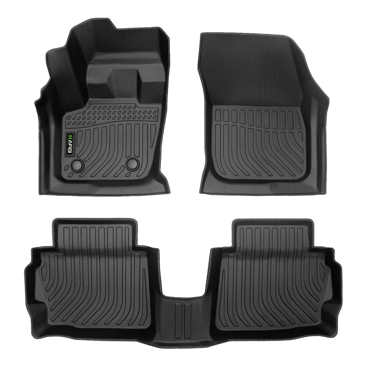 HAFIDI® Floor Mats & Cargo Liner Set Fit for 2023-2027 Kia NIRO & NIRO Hybrid (Not for NIRO EV &NIRO PHEV) All Weather Protection TPE Anti-Slip Floor Liners Custom Accessories -Black