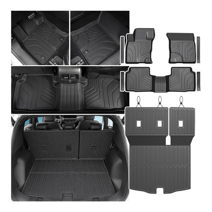 Floor Mats for Ford Expedition Max 2018-2024 8 Seats w/Cargo Mat
