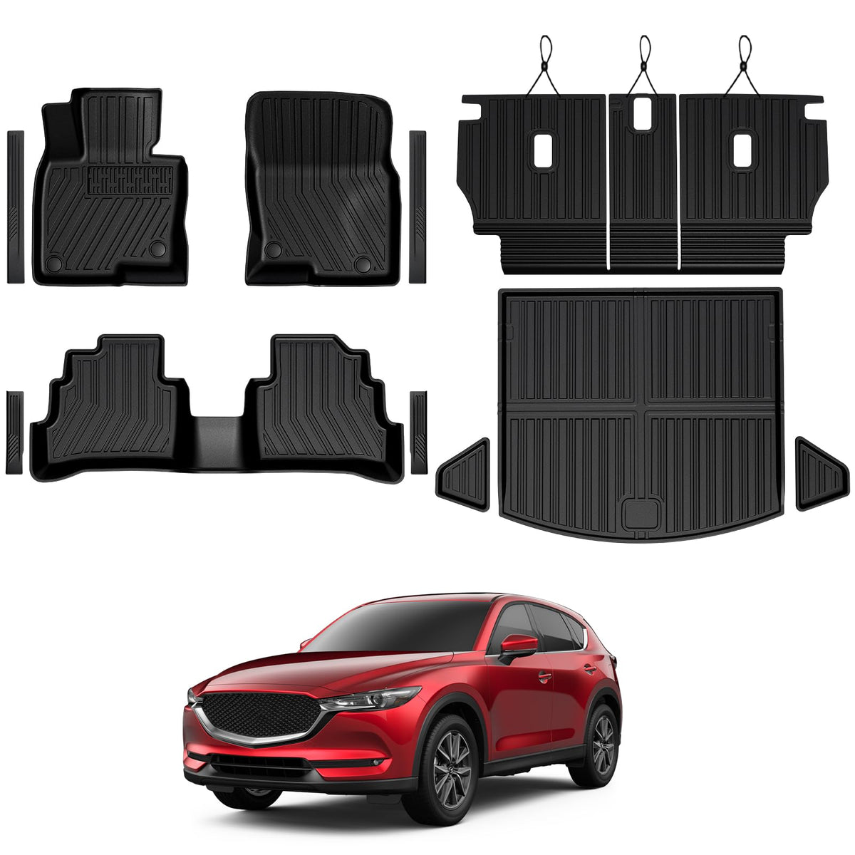 Floor Mats for 2016-2027 Dodge Durango 6-Seats Accessories