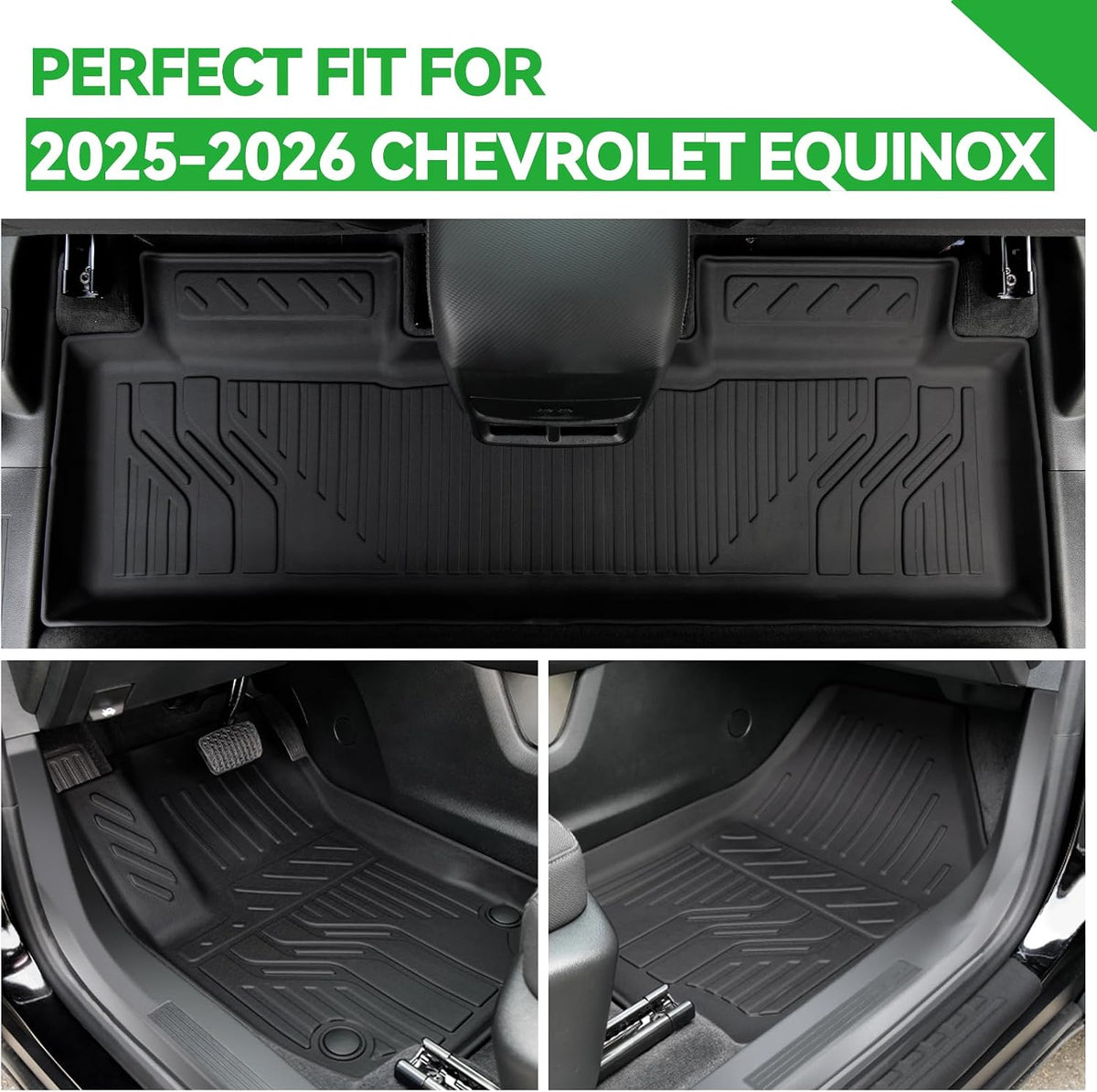 Floor Mats for 2027 2026 2025 Chevy Equinox (Only Gas) & GMC Terrain