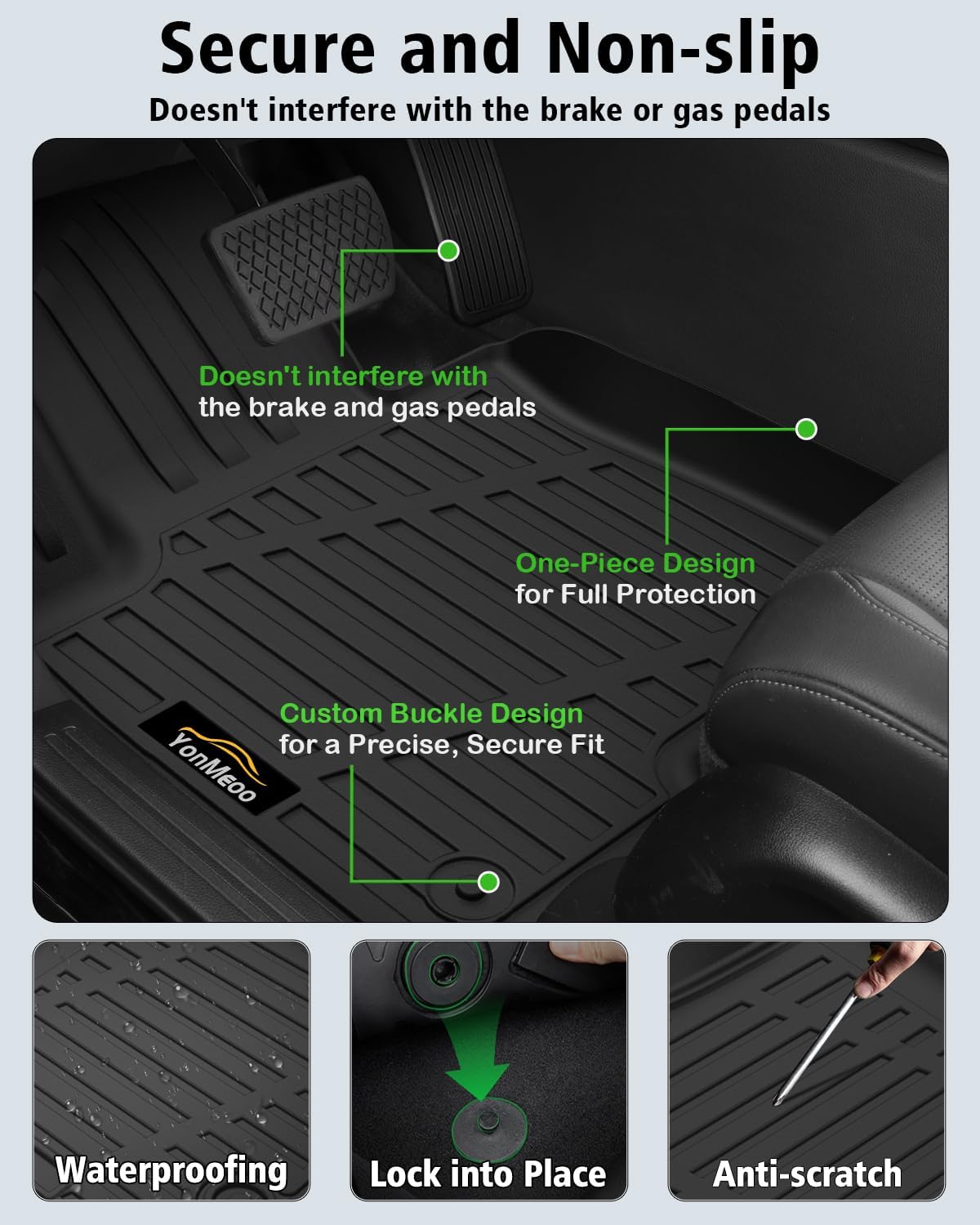 Floor Mats & Cargo Mat & Backrest Mat Custom for Toyota RAV4 Hybrid 2026
