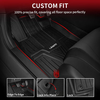 LASFIT All Weather Floor Mats for Honda Civic 2022-2026【Gasoline 】