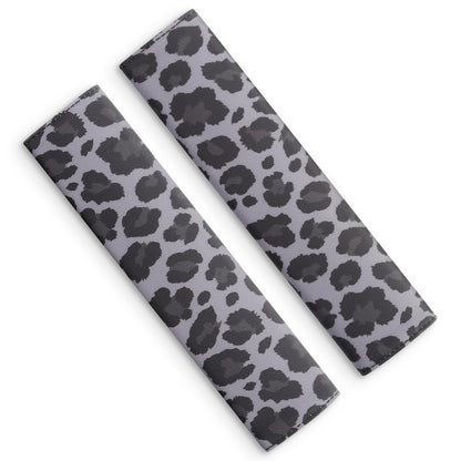 2 PCS Seat Belt Cover Pad, Soft and Cute Seat Belt Protector, Universal Car Accessories and Interior Décor (Cow Print)