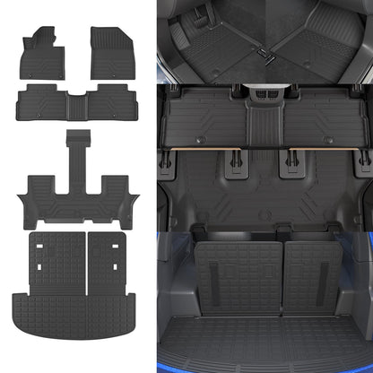Rongtaod Floor Mats Set for 2021-2026 Kia Sorento 6&7 Seats Accessories