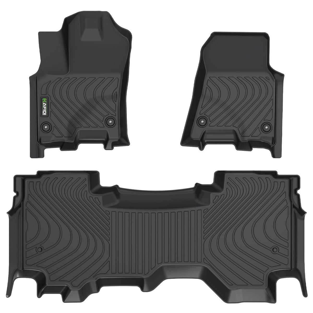 HAFIDI® Floor Mats & Cargo Liner Set Fit for 2023-2027 Kia NIRO & NIRO Hybrid (Not for NIRO EV &NIRO PHEV) All Weather Protection TPE Anti-Slip Floor Liners Custom Accessories -Black