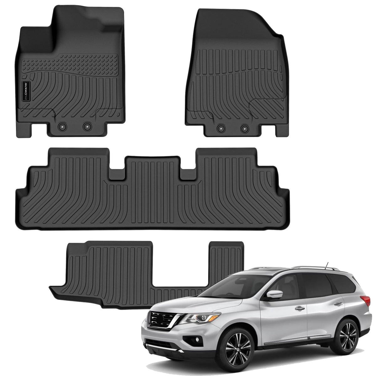 AUXKO All Weather Floor Mats Cargo Mat for 2026 Nissan Sentra