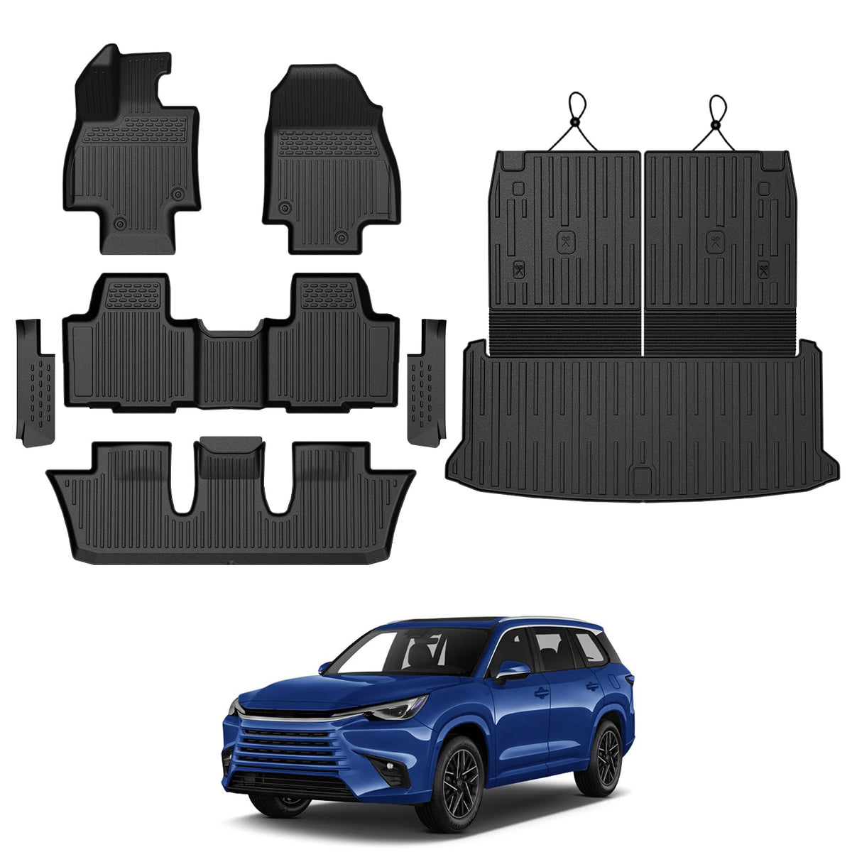 Floor Mats for 2016-2027 Dodge Durango 6-Seats Accessories