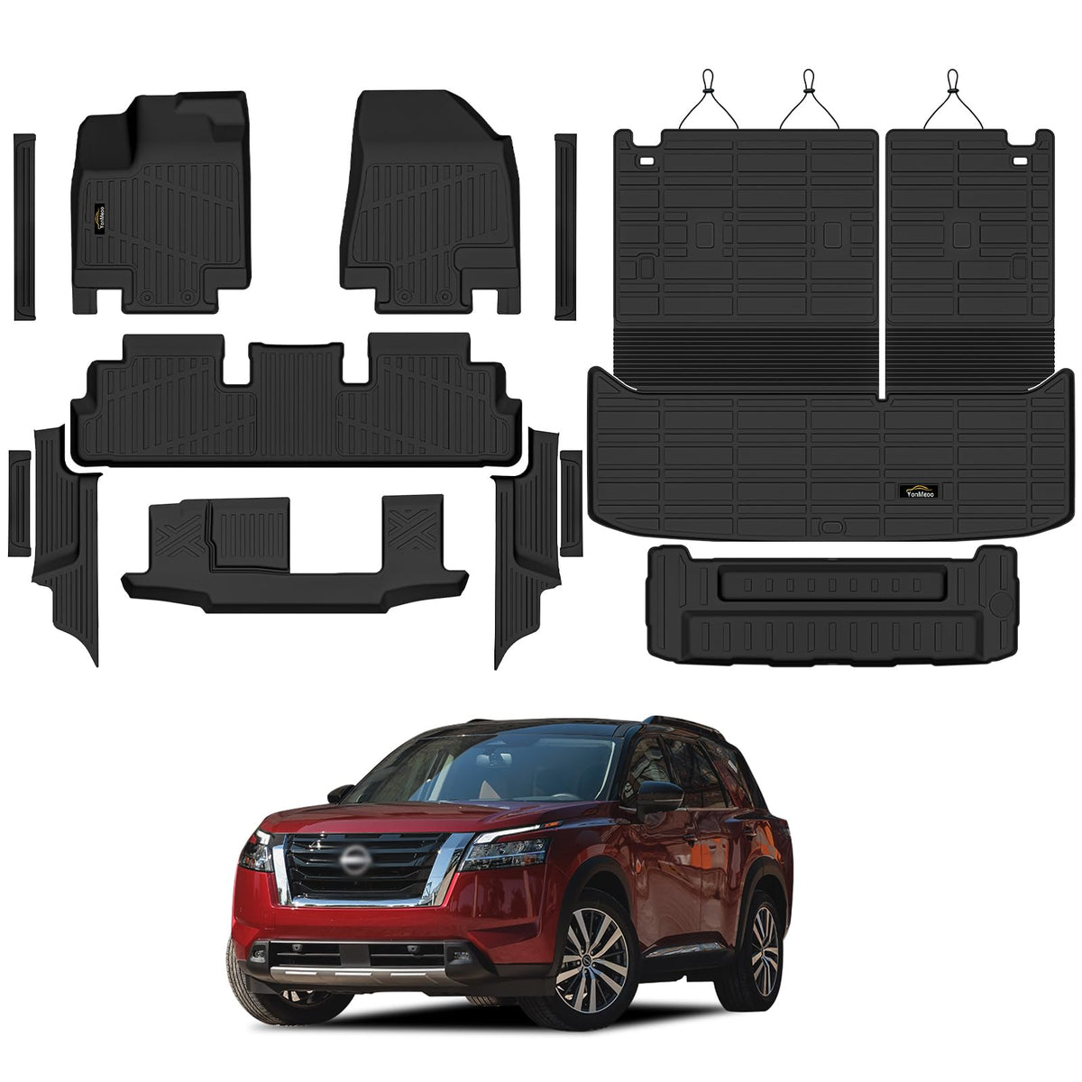 Floor Mats & Cargo Mat & Backrest Mat Custom for Toyota RAV4 Hybrid 2026