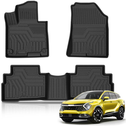 KUST Custom Fit Floor Mats for 2019-2025 2026 Nissan Altima Accessories All Weather Floor Mat Carpet Liners Front Rear 2 Row Seat Black Liner TPE