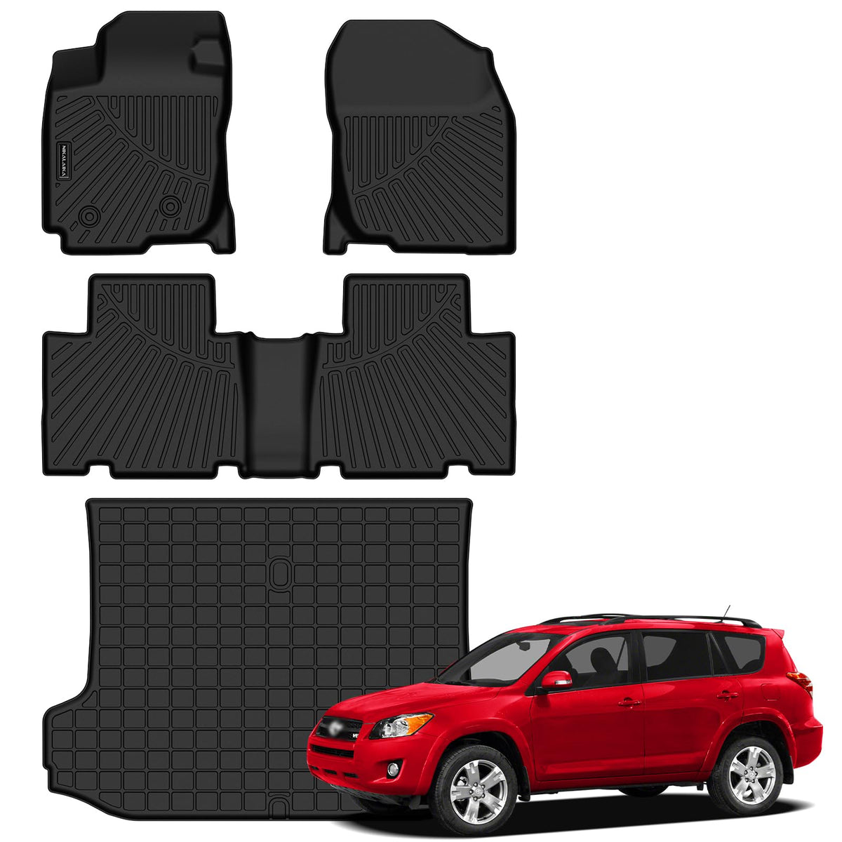 Floor Mats for 2007-2009 2010 2011 Toyota Camry CE/LE/SE/XLE (Gas Only)