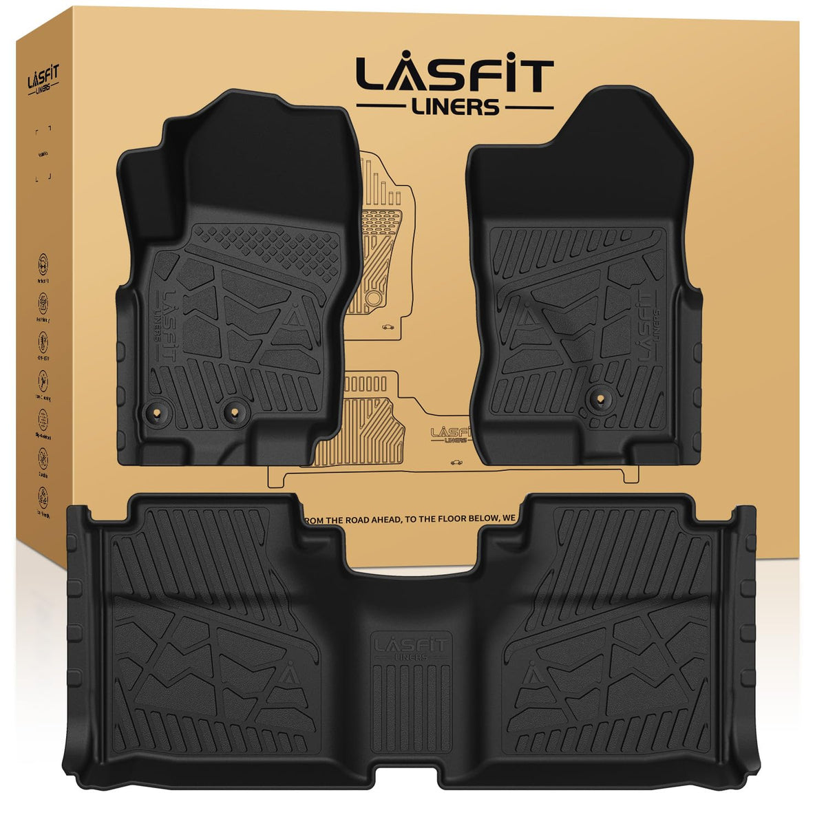 LASFIT Floor Mats for Subaru Crosstrek 2023-2018 & Impreza 2023-2017