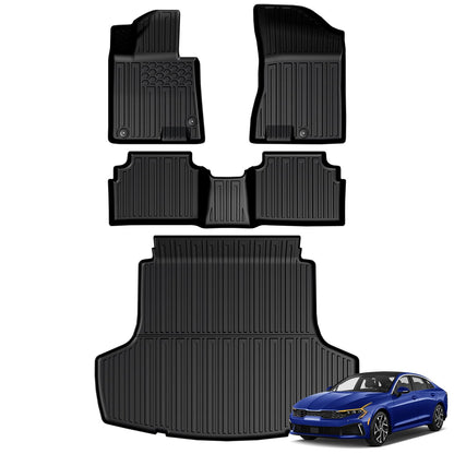 Floor Mats for 2020-2025 Kia Soul Accessories (w/o Subwoofer)