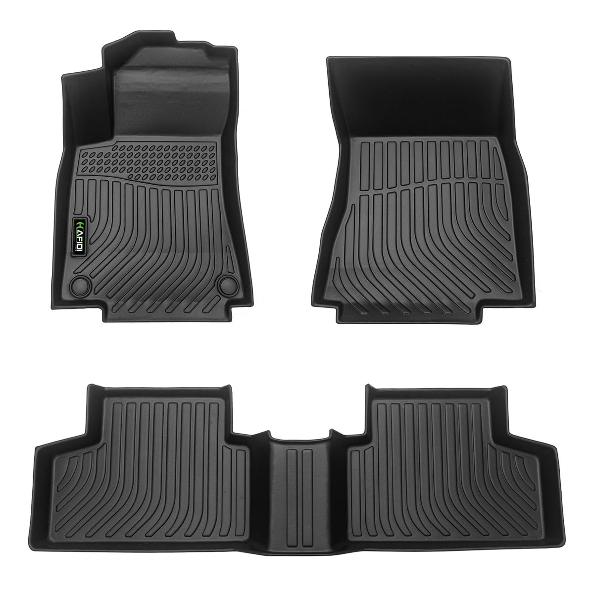 HAFIDI® Floor Mats & Cargo Liner Set Fit for 2023-2027 Kia NIRO & NIRO Hybrid (Not for NIRO EV &NIRO PHEV) All Weather Protection TPE Anti-Slip Floor Liners Custom Accessories -Black