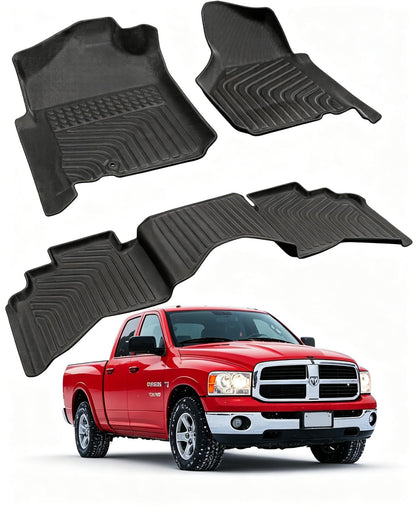 Car Floor Mats for Toyota Prius 2010-2015, 4PCS TPE Car Mats & Trunk Liner