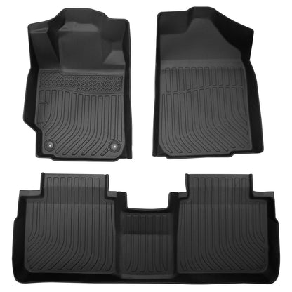 HAFIDI® Floor Mats & Cargo Liner Set Fit for 2023-2027 Kia NIRO & NIRO Hybrid (Not for NIRO EV &NIRO PHEV) All Weather Protection TPE Anti-Slip Floor Liners Custom Accessories -Black