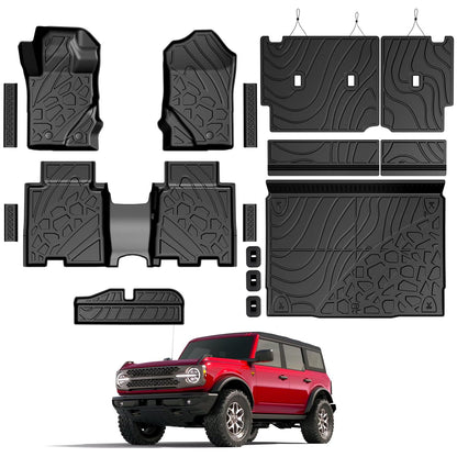 Floor Mats for 2018-2024 Ford Expedition 7-Seat Accessories