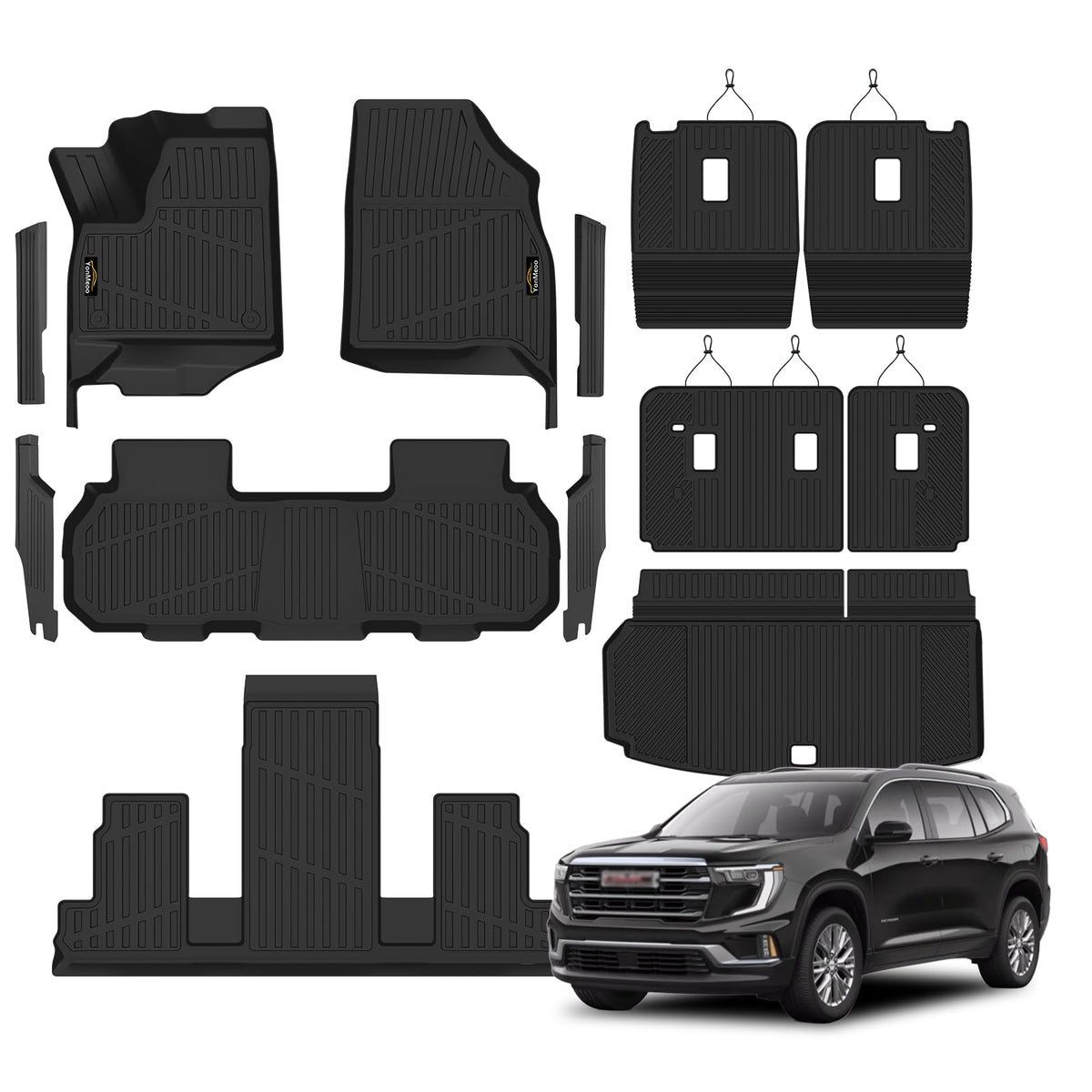 Floor Mats & Cargo Mat & Backrest Mat Custom for Toyota RAV4 Hybrid 2026
