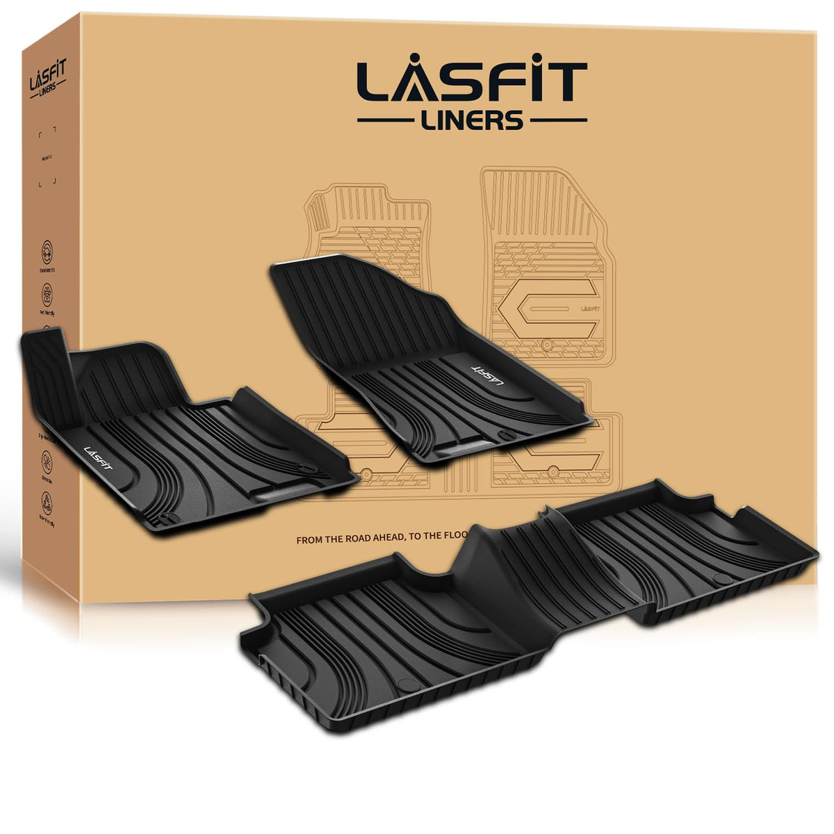 LASFIT Floor Mats for Hyundai Santa Fe Gas 2027 2026 2025 2024