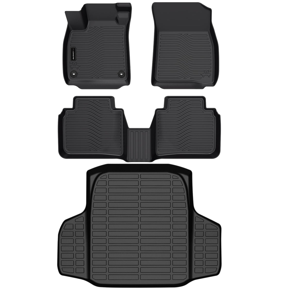 AUXKO All Weather Floor Mats for Honda Accord Sedan 2013-2017