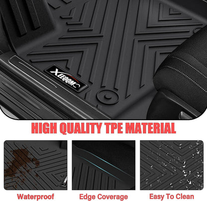Floor Mats & Trunk Mat & Backrest Mat for 2024-2027 Chevy Traverse 7 Seats