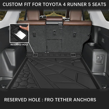 KARPAL Floor Mats for 2013-2024 Toyota 4Runner 5-Seat(W/o Sliding Tray)