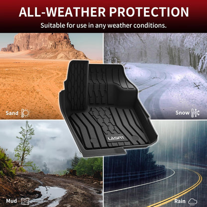 LASFIT Floor Mats for Ford Fusion 2017-2020 SE/S/SEL/Titanium/Hybrid